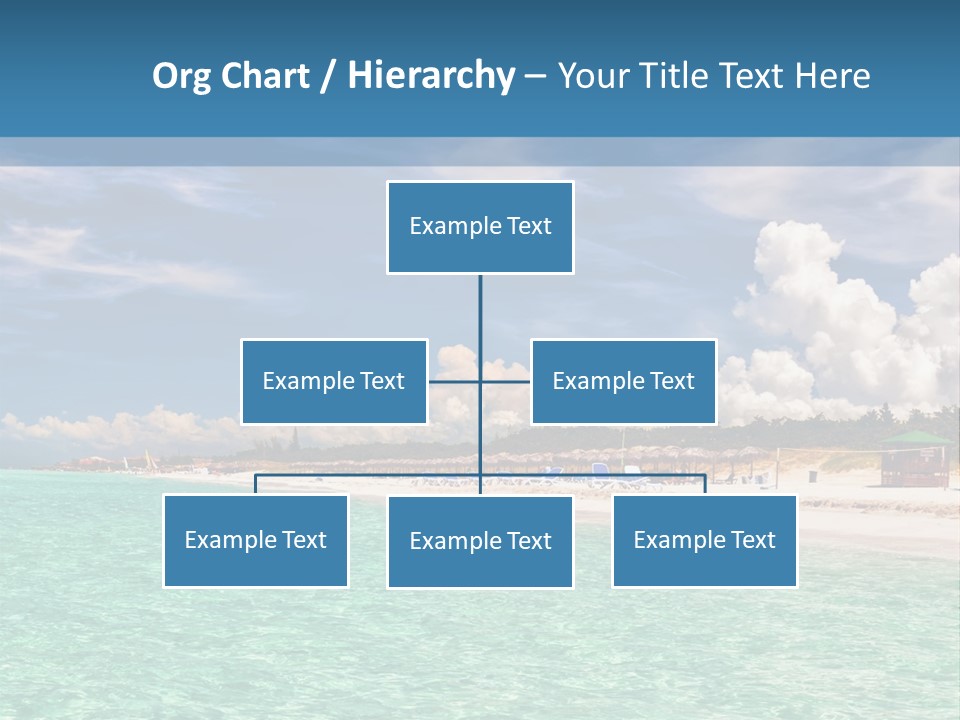 Attraction Peaceful Sandy PowerPoint Template