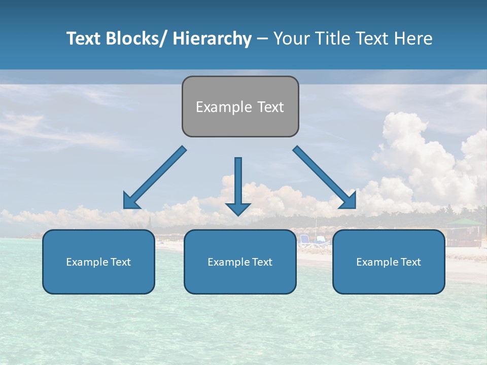 Attraction Peaceful Sandy PowerPoint Template