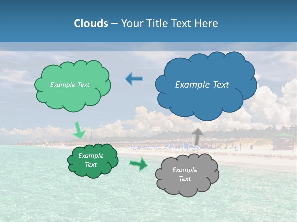 Attraction Peaceful Sandy PowerPoint Template