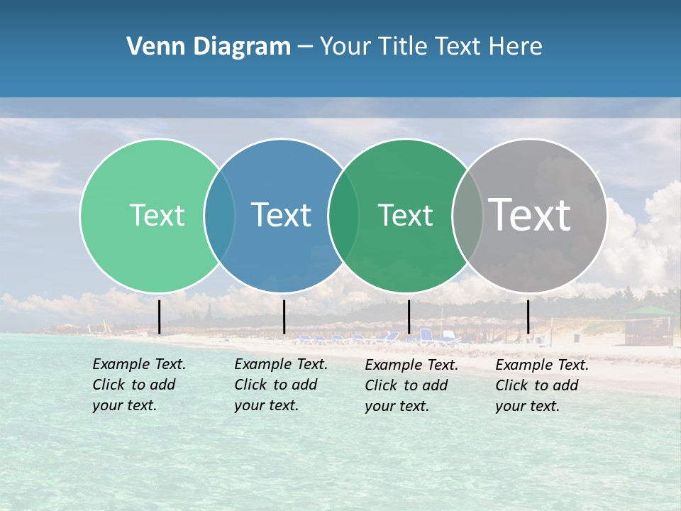 Attraction Peaceful Sandy PowerPoint Template