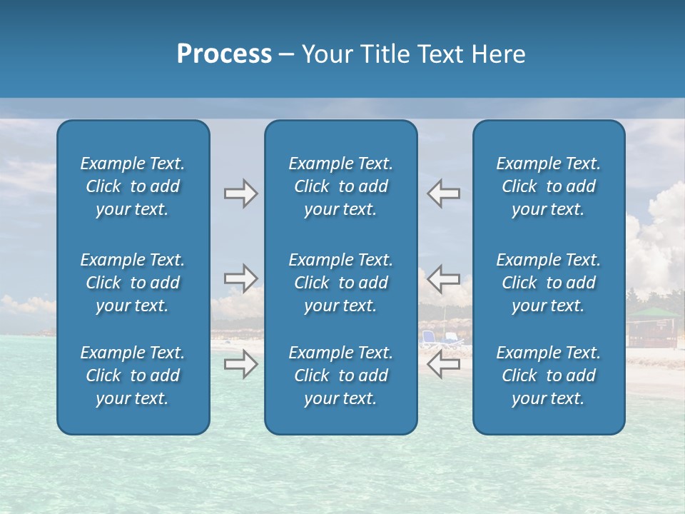 Attraction Peaceful Sandy PowerPoint Template
