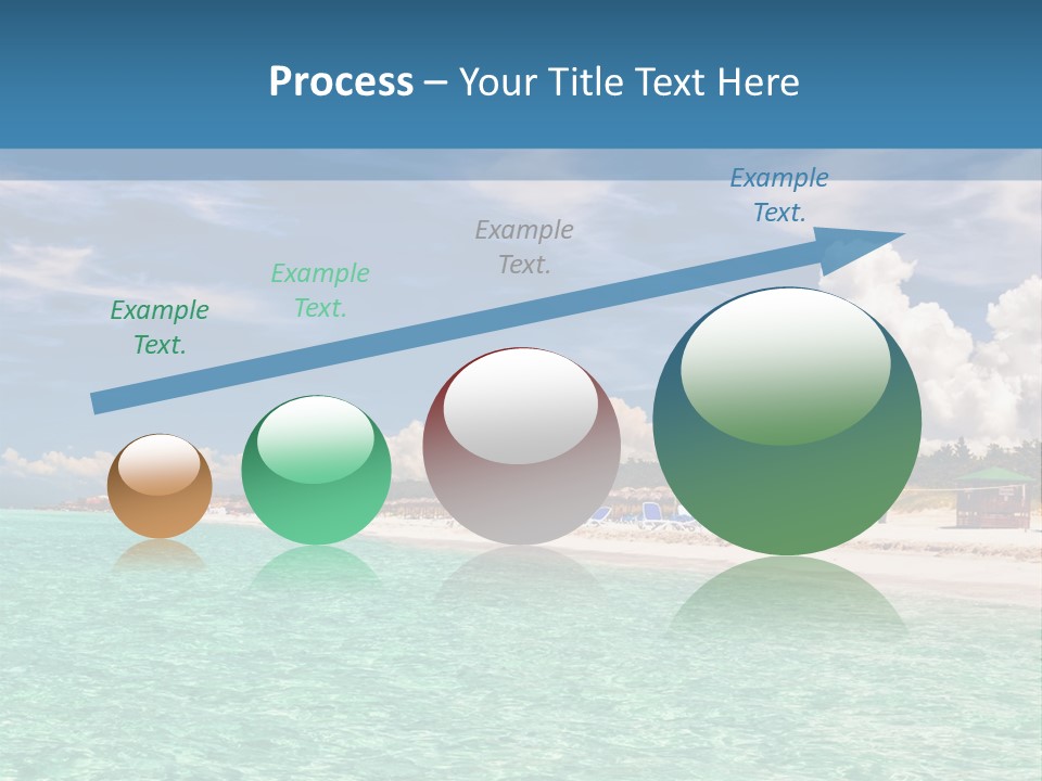 Attraction Peaceful Sandy PowerPoint Template