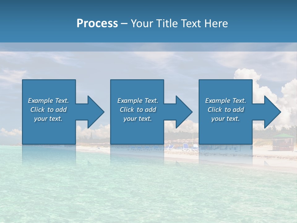 Attraction Peaceful Sandy PowerPoint Template