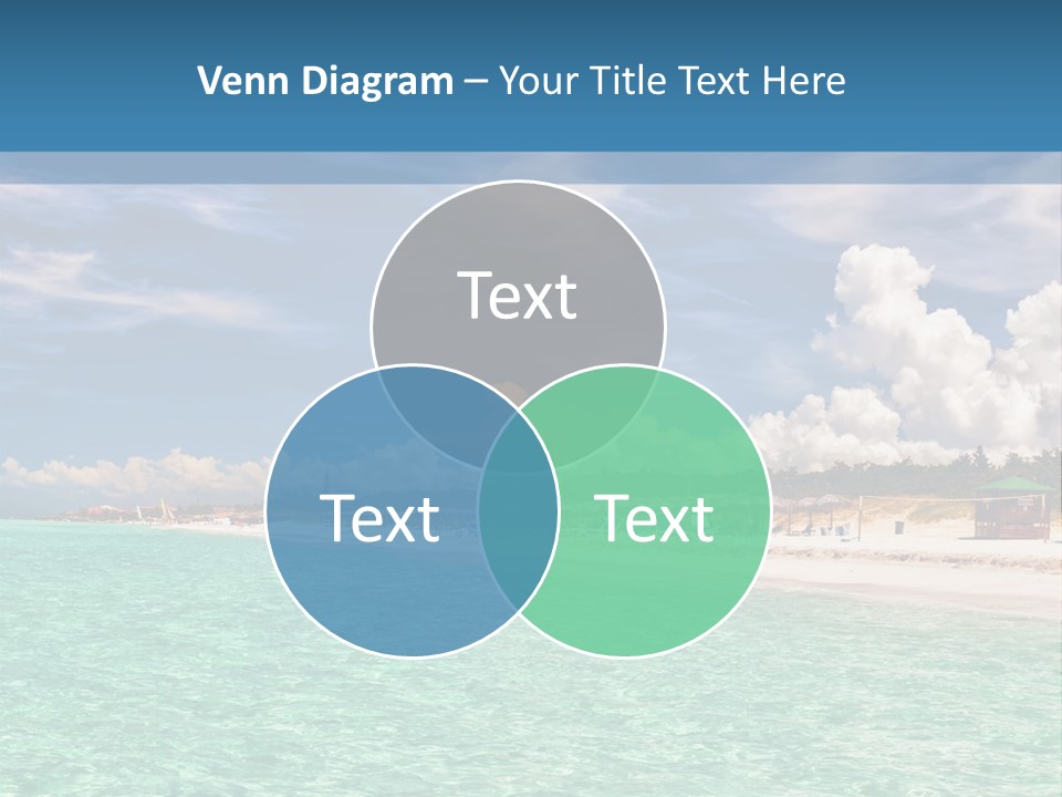 Attraction Peaceful Sandy PowerPoint Template