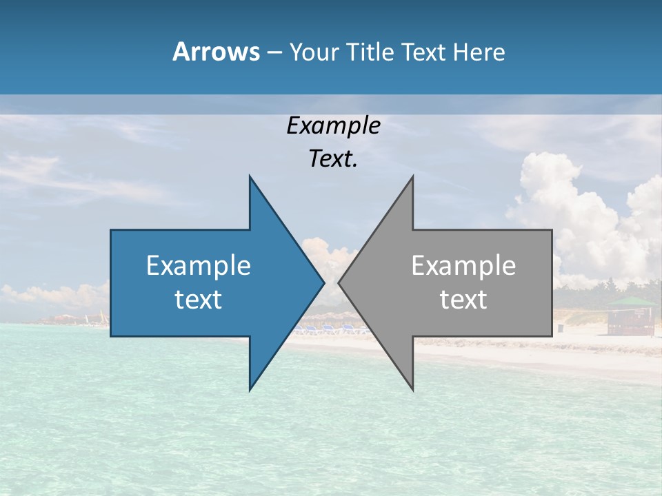 Attraction Peaceful Sandy PowerPoint Template