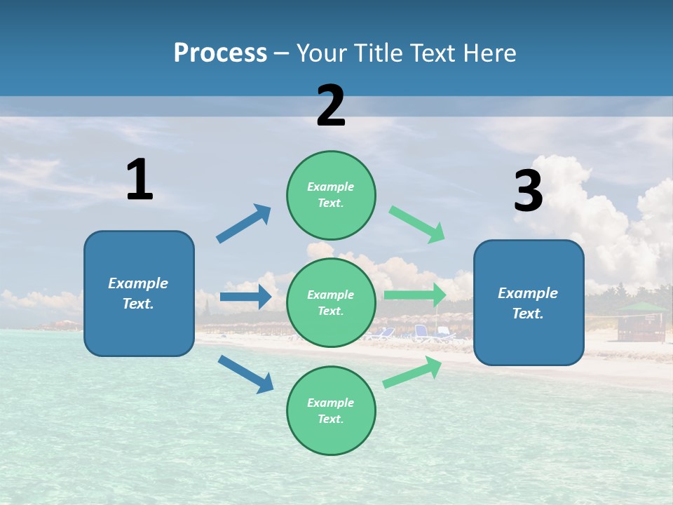 Attraction Peaceful Sandy PowerPoint Template