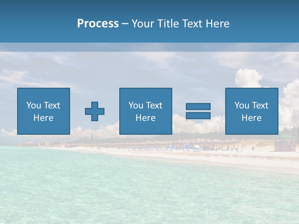 Attraction Peaceful Sandy PowerPoint Template