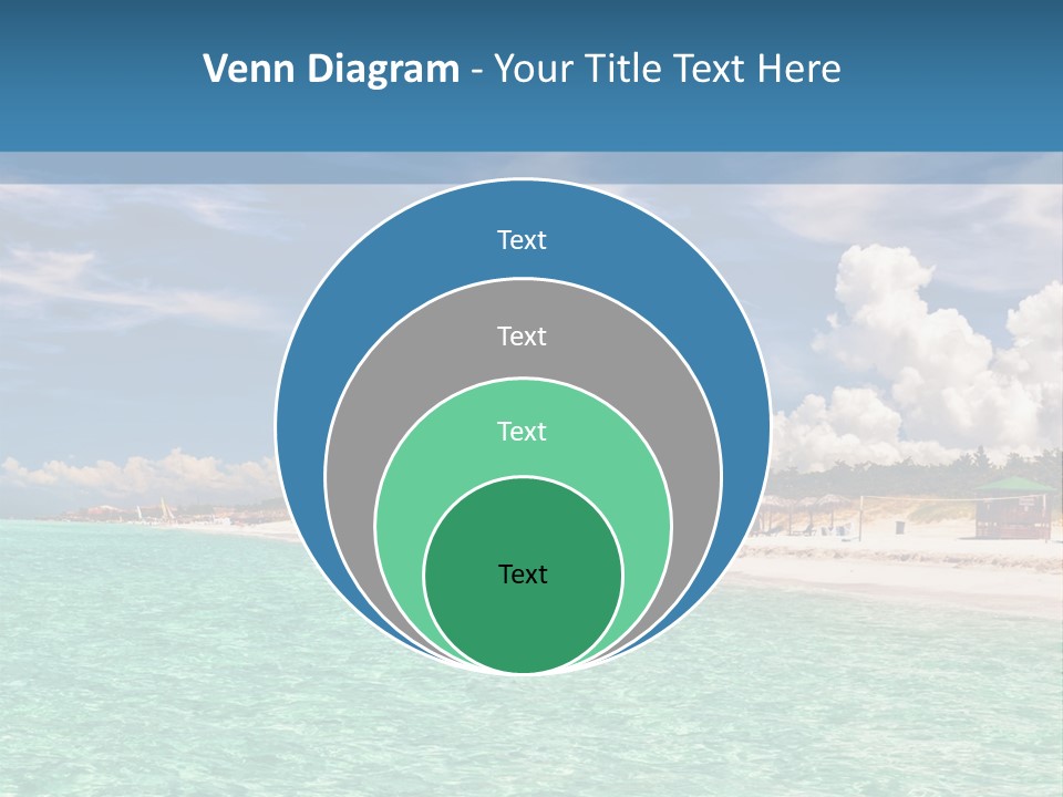 Attraction Peaceful Sandy PowerPoint Template
