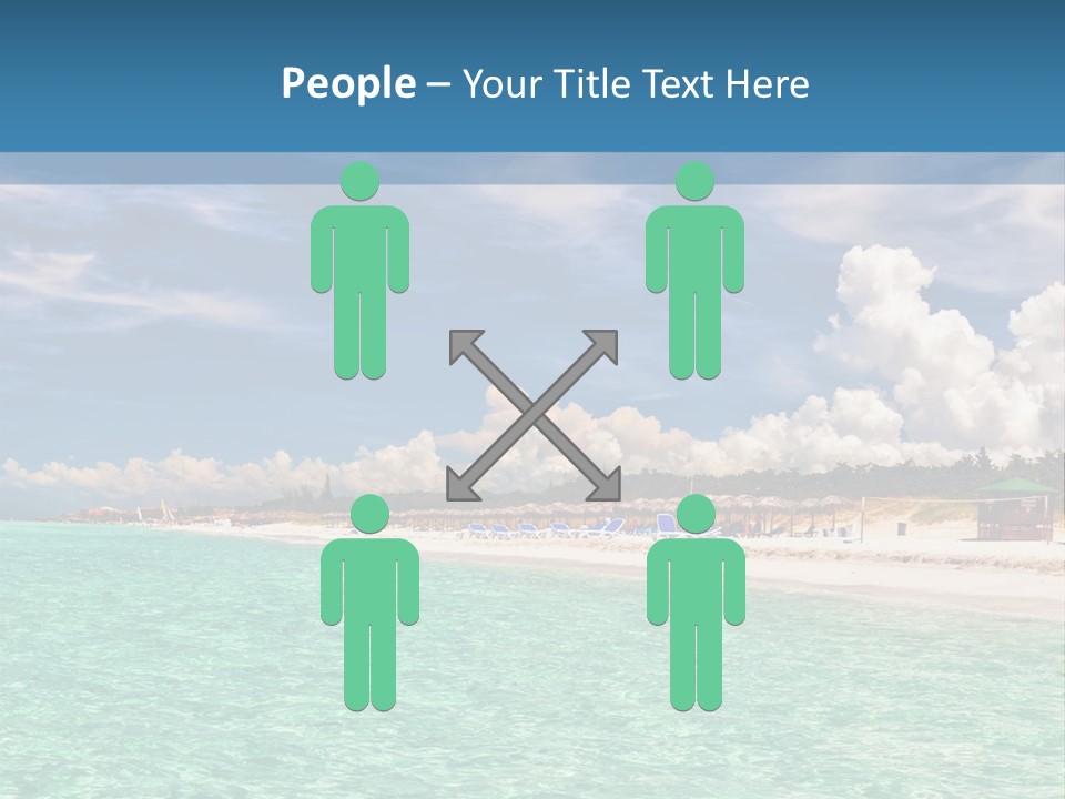 Attraction Peaceful Sandy PowerPoint Template