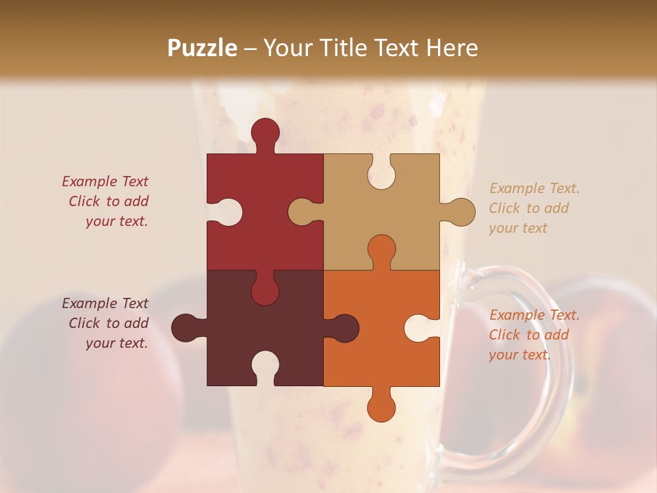 Diet Cream Refreshment PowerPoint Template