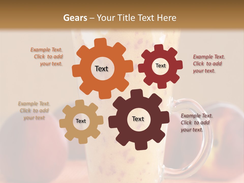 Diet Cream Refreshment PowerPoint Template