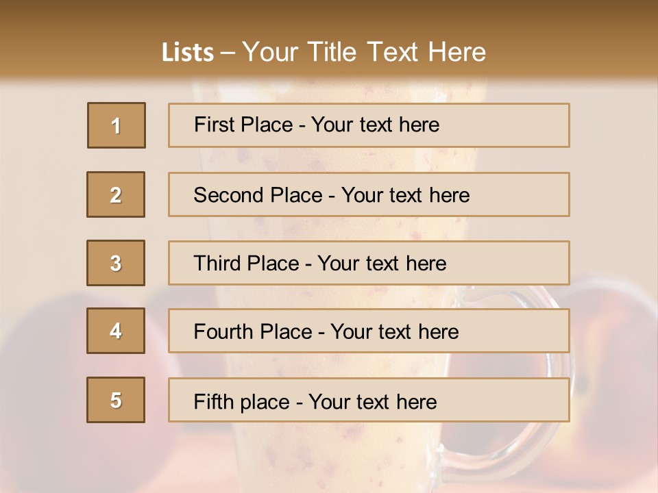 Diet Cream Refreshment PowerPoint Template