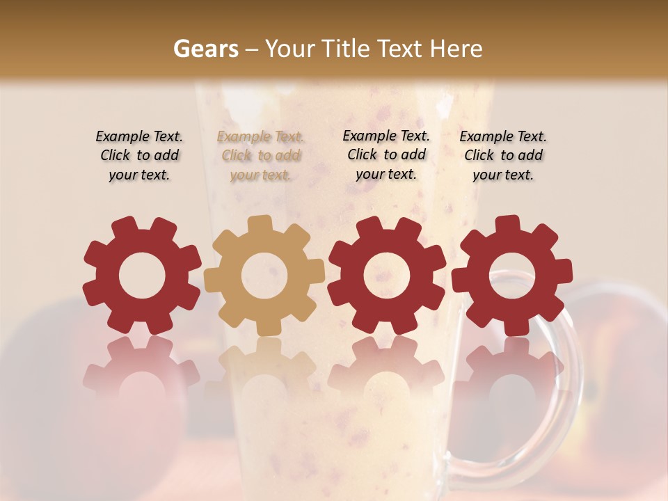 Diet Cream Refreshment PowerPoint Template