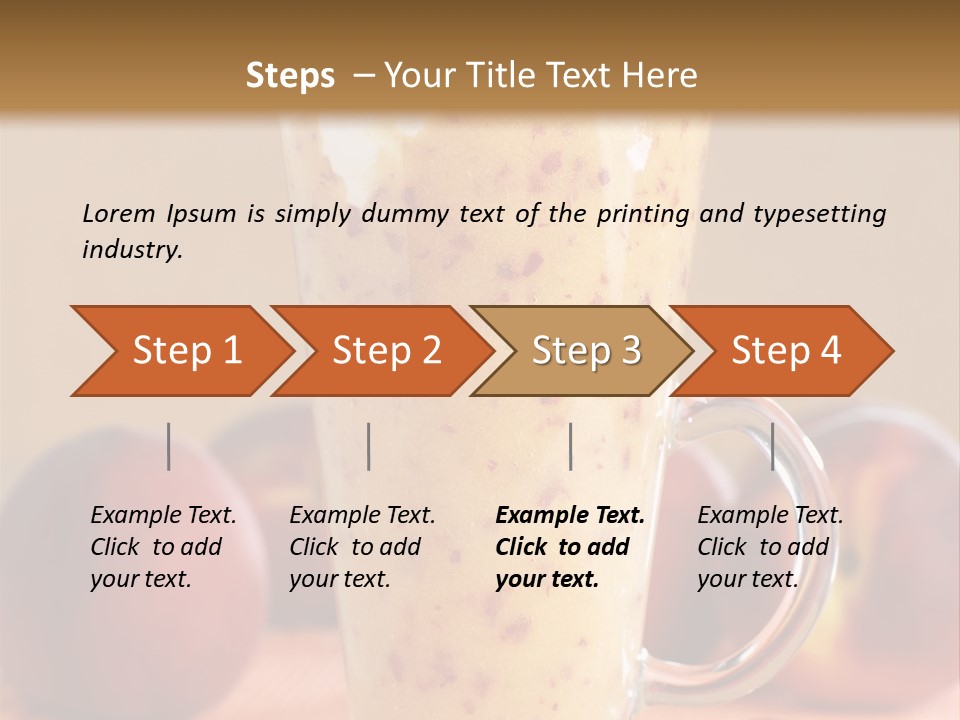 Diet Cream Refreshment PowerPoint Template