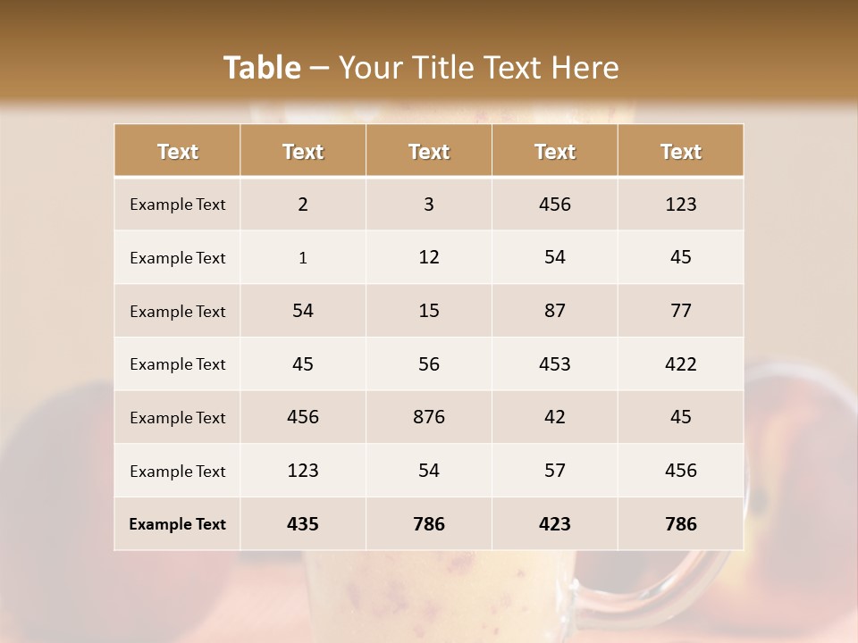 Diet Cream Refreshment PowerPoint Template
