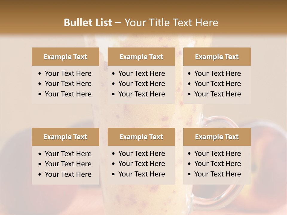 Diet Cream Refreshment PowerPoint Template