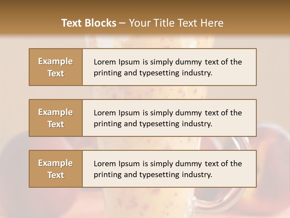 Diet Cream Refreshment PowerPoint Template