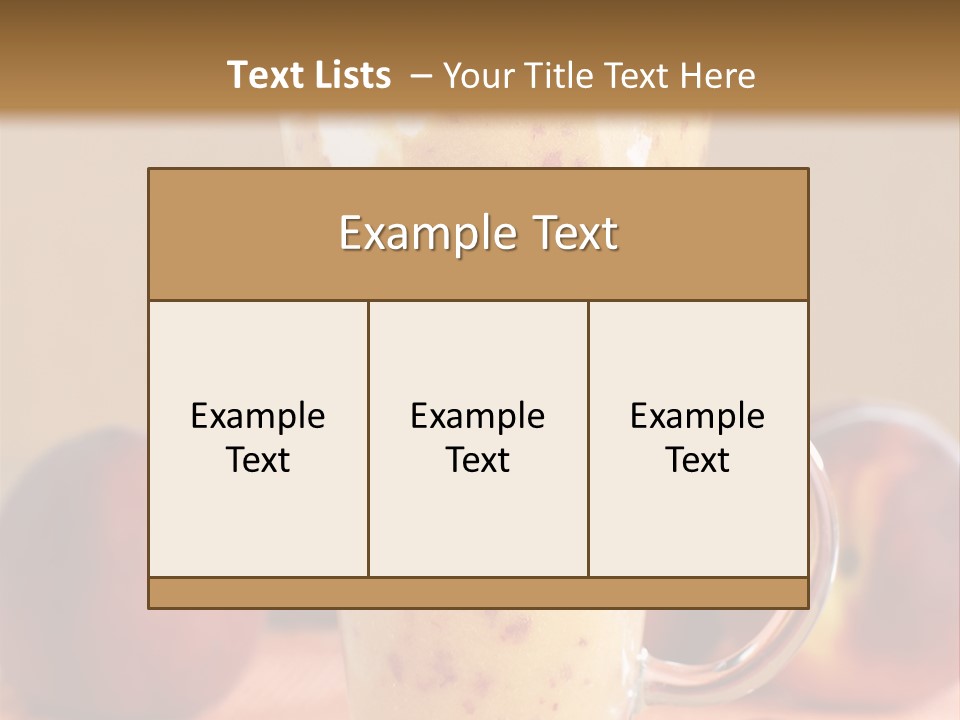 Diet Cream Refreshment PowerPoint Template