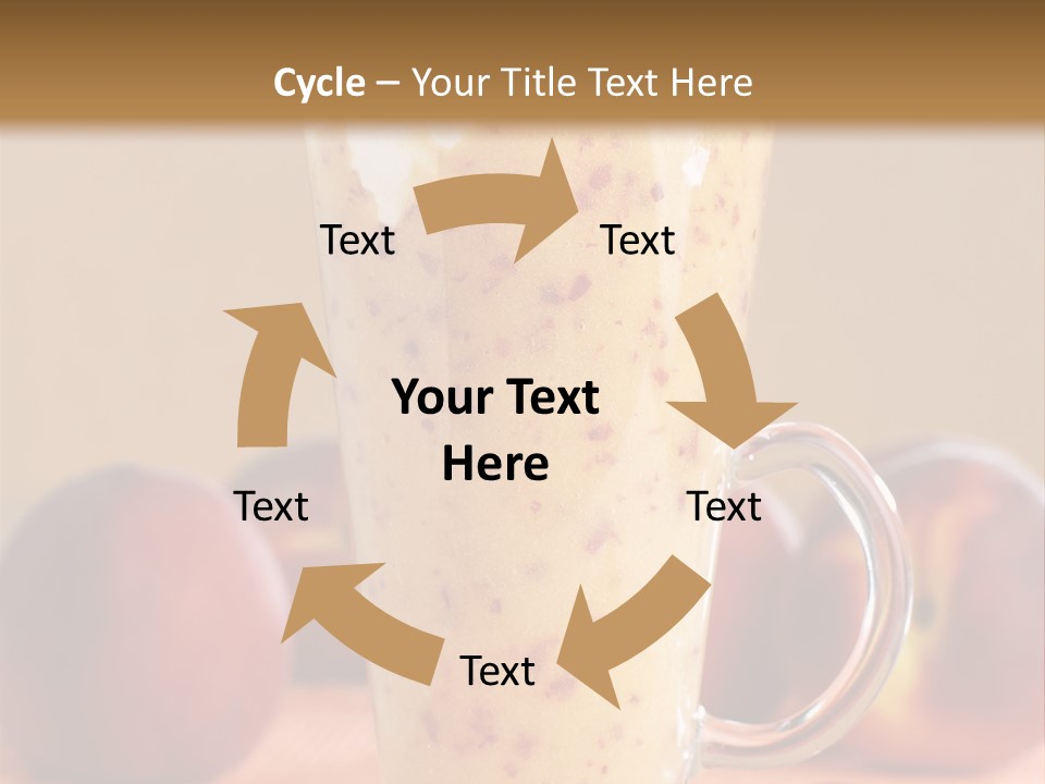 Diet Cream Refreshment PowerPoint Template