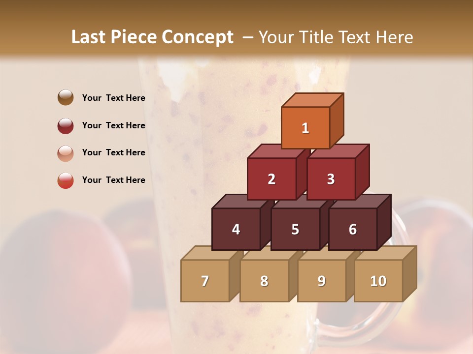 Diet Cream Refreshment PowerPoint Template