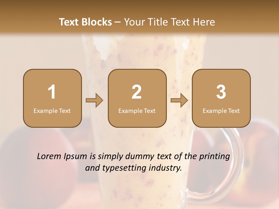 Diet Cream Refreshment PowerPoint Template