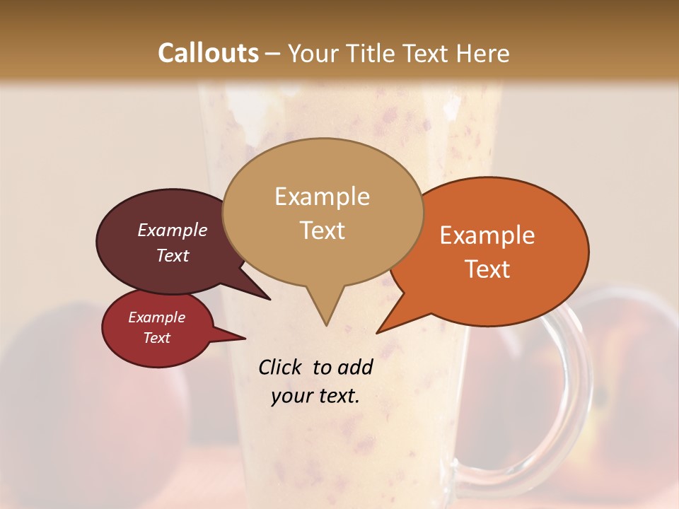 Diet Cream Refreshment PowerPoint Template