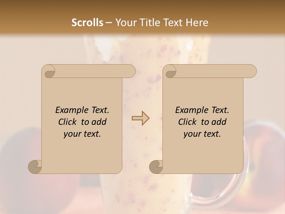 Diet Cream Refreshment PowerPoint Template
