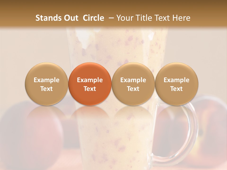 Diet Cream Refreshment PowerPoint Template