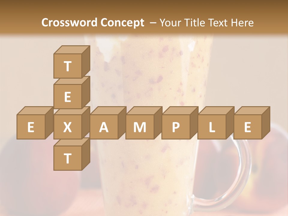 Diet Cream Refreshment PowerPoint Template