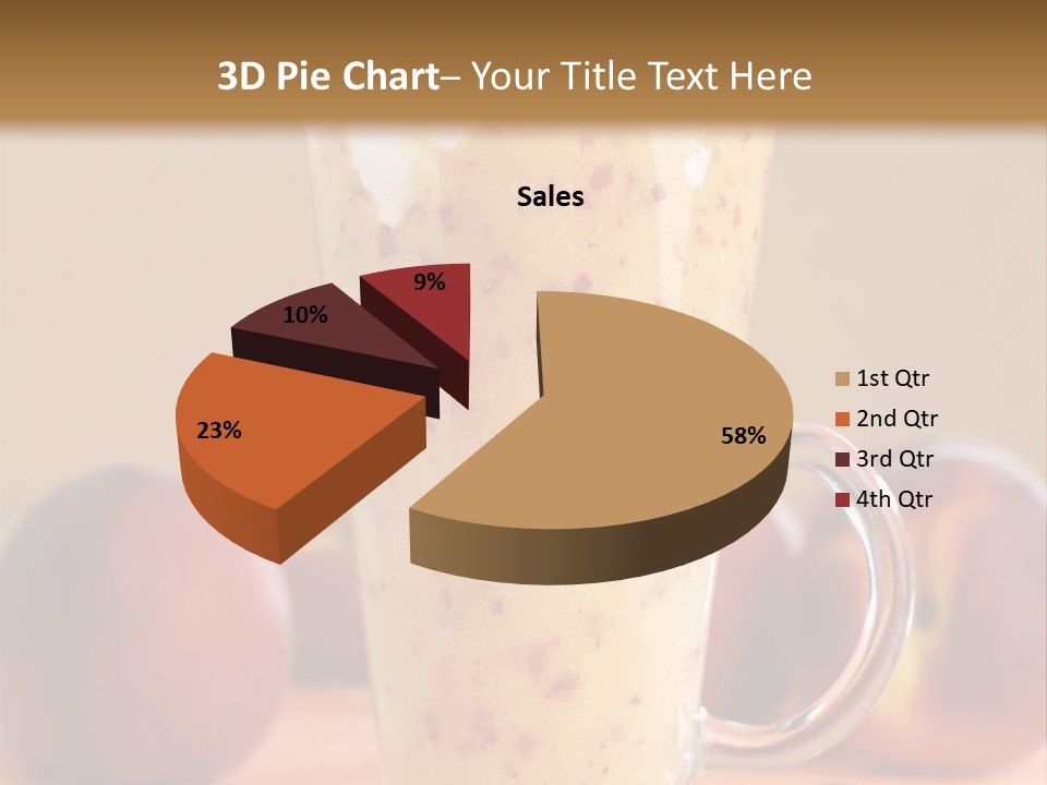 Diet Cream Refreshment PowerPoint Template