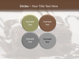 Ice Cream Brownie Gourmet PowerPoint Template
