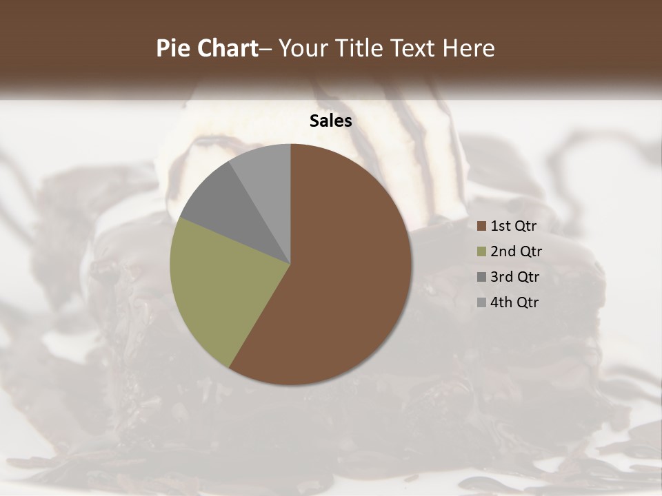 Ice Cream Brownie Gourmet PowerPoint Template