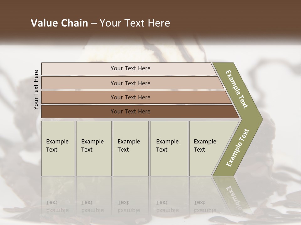 Ice Cream Brownie Gourmet PowerPoint Template