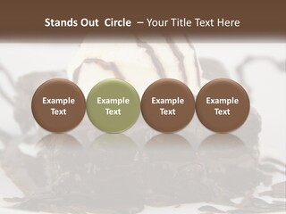 Ice Cream Brownie Gourmet PowerPoint Template