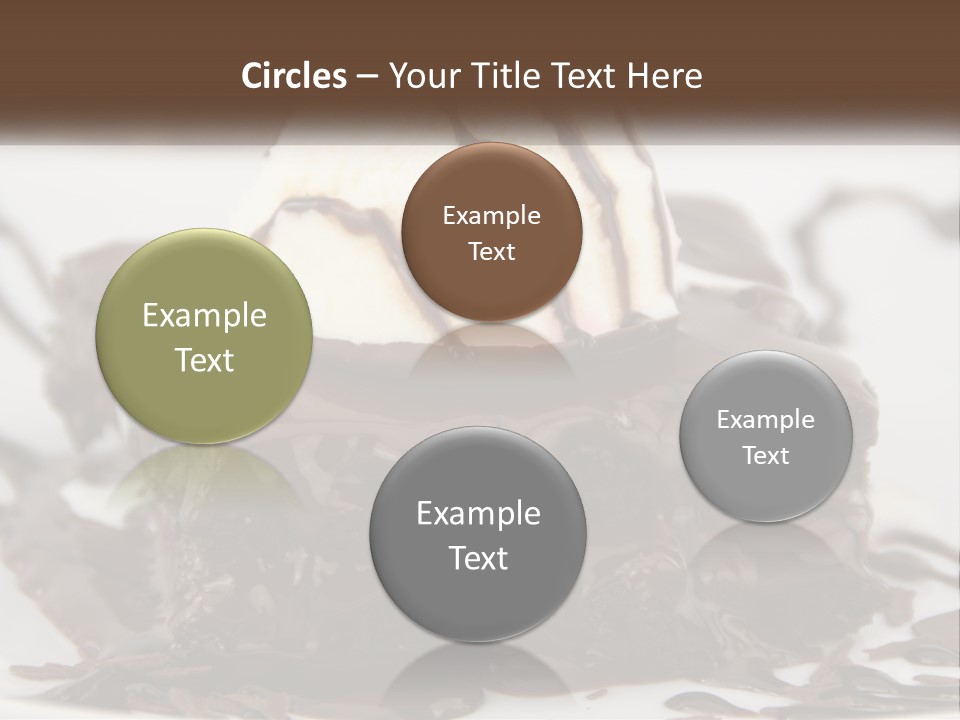 Ice Cream Brownie Gourmet PowerPoint Template
