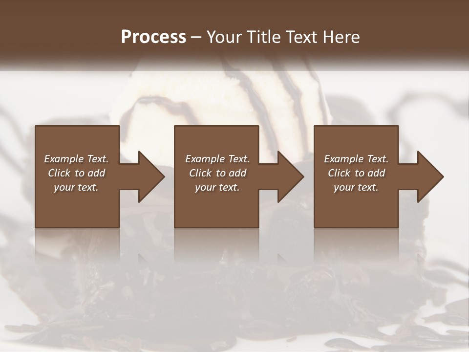Ice Cream Brownie Gourmet PowerPoint Template