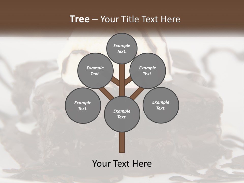 Ice Cream Brownie Gourmet PowerPoint Template