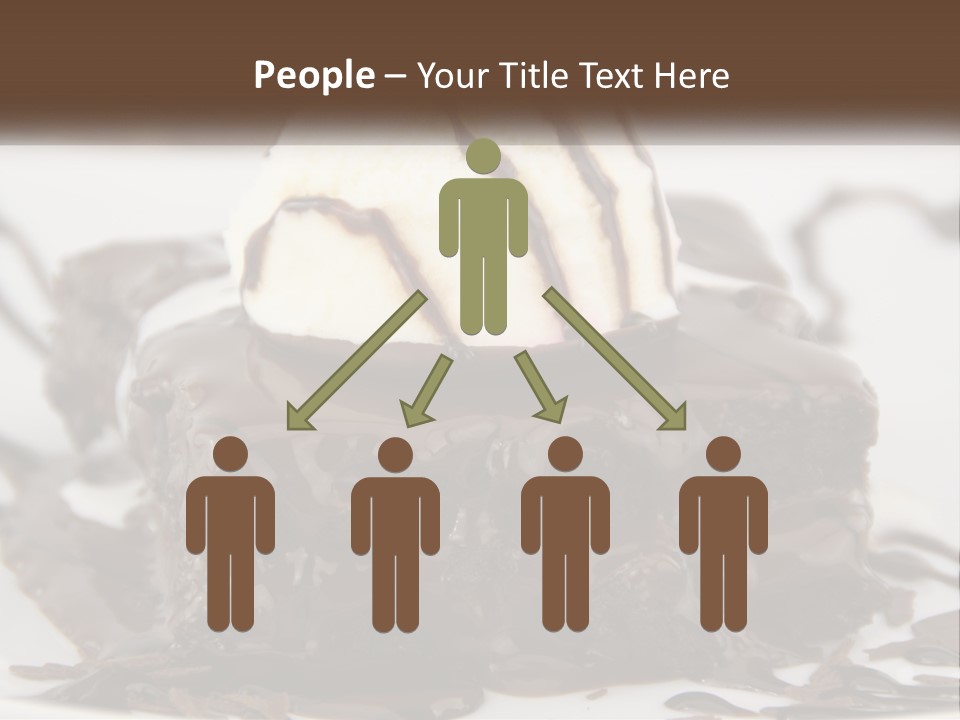 Ice Cream Brownie Gourmet PowerPoint Template