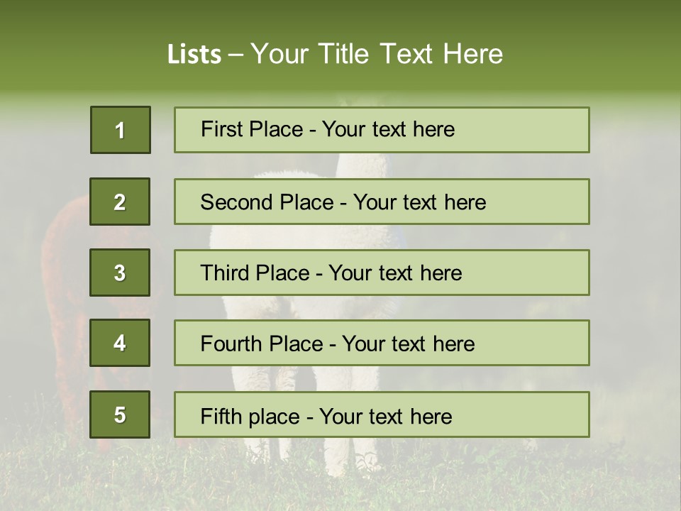 Peruvian Cub America PowerPoint Template