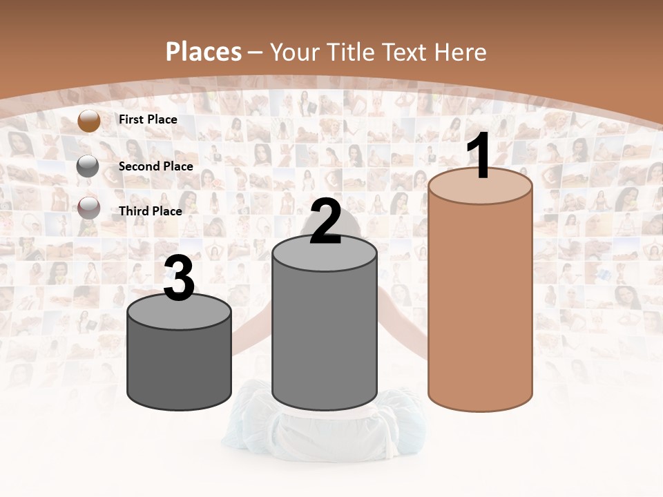 Fit Lady Lotus PowerPoint Template