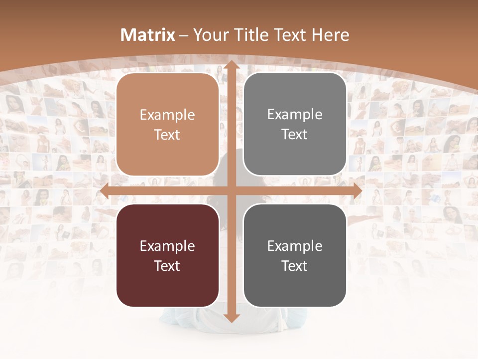 Fit Lady Lotus PowerPoint Template