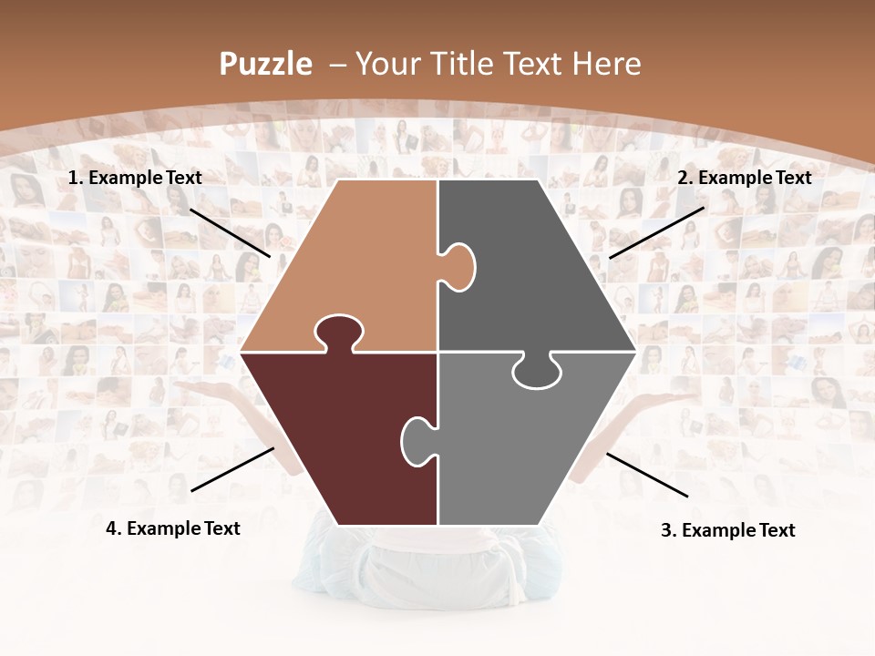 Fit Lady Lotus PowerPoint Template