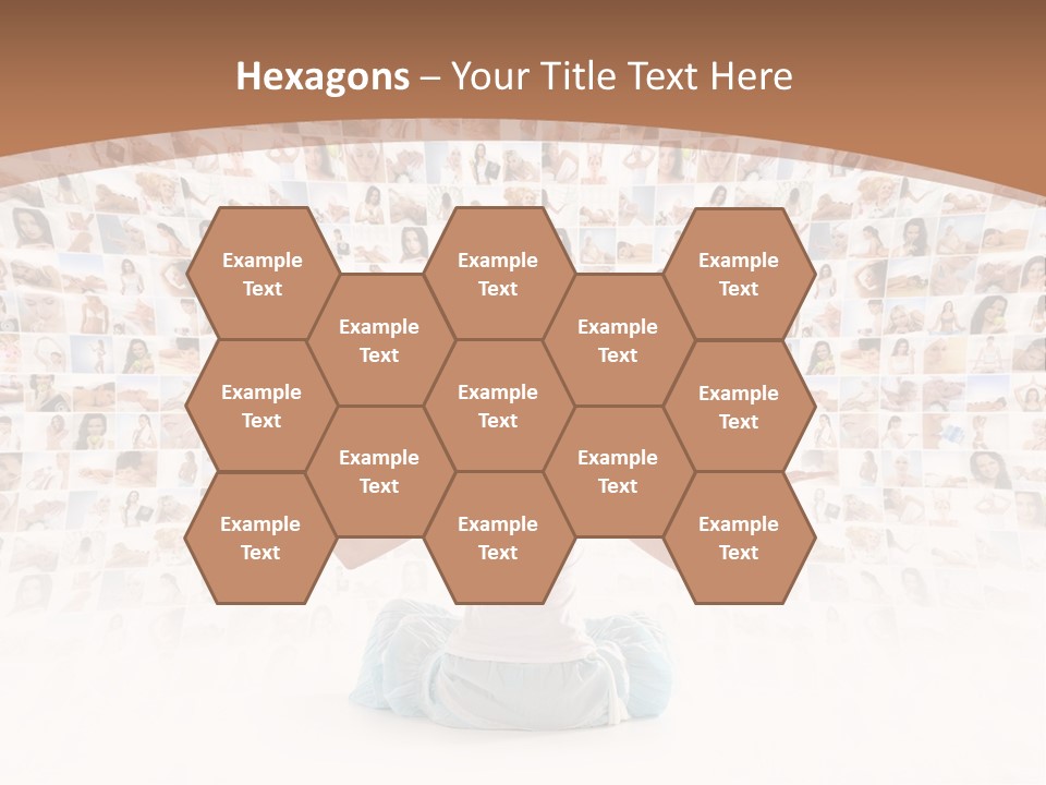 Fit Lady Lotus PowerPoint Template