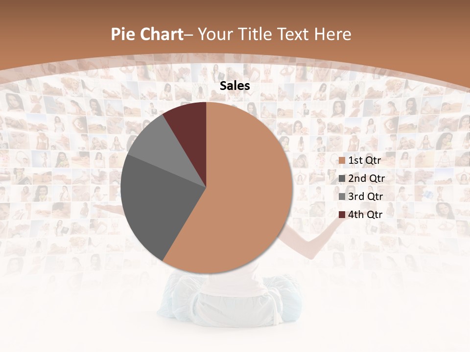 Fit Lady Lotus PowerPoint Template