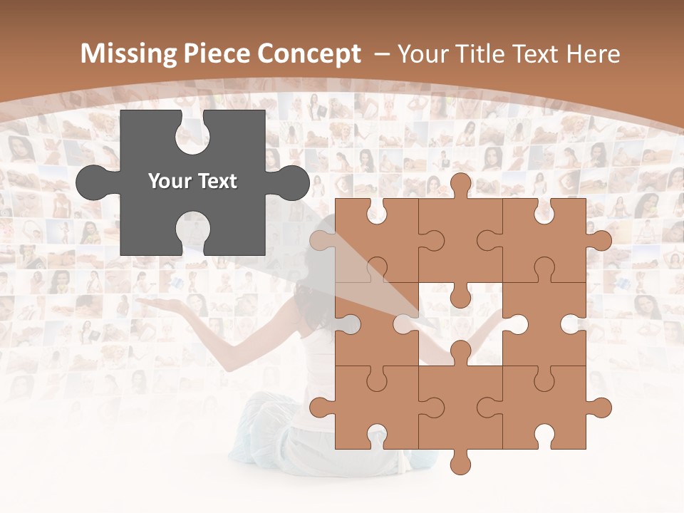 Fit Lady Lotus PowerPoint Template