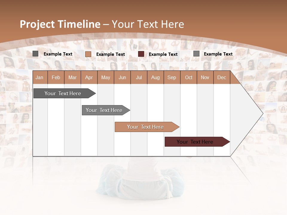 Fit Lady Lotus PowerPoint Template