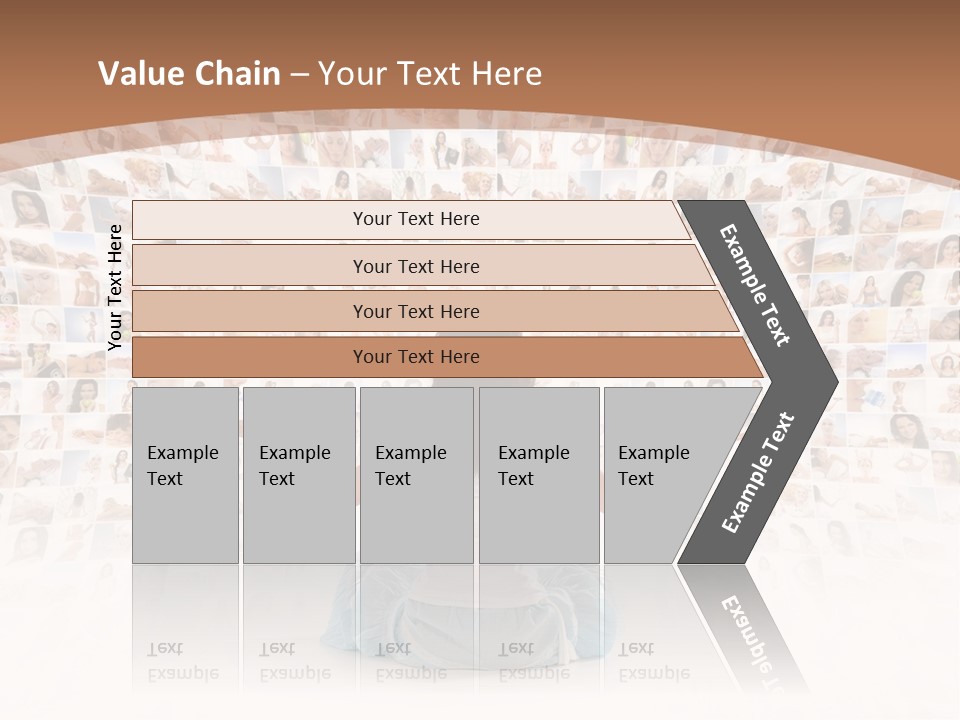 Fit Lady Lotus PowerPoint Template