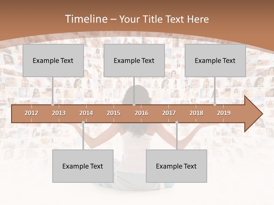 Fit Lady Lotus PowerPoint Template