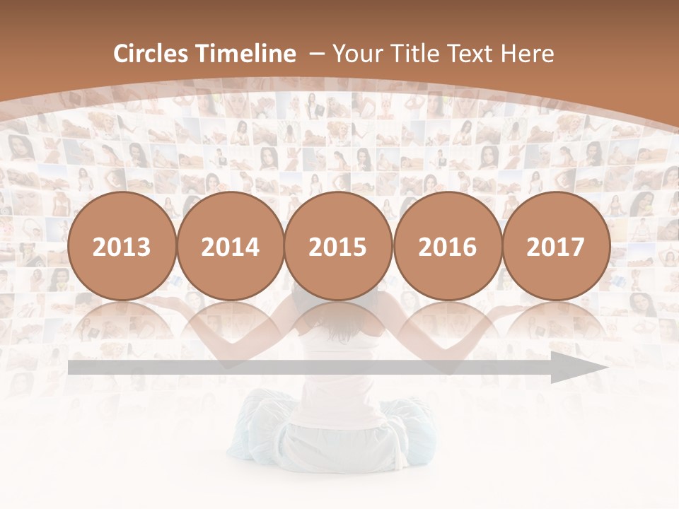 Fit Lady Lotus PowerPoint Template