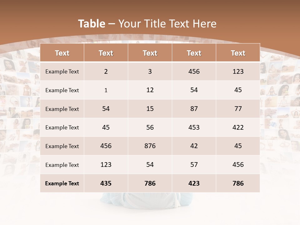 Fit Lady Lotus PowerPoint Template